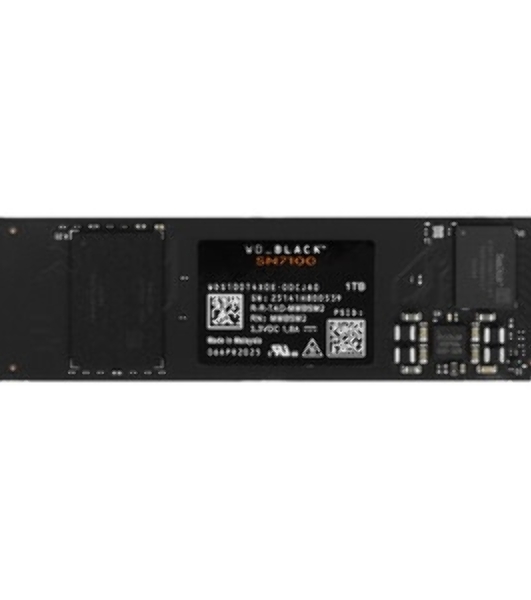 Накопитель SSD Western Digital Black SSD SN7100 M2.2280 PCIe 4.0 4Tb, 7000MBs/6700MBs, TBW 2400, WDS400T4X0E, 1 year