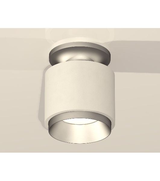 Светильник Ambrella Light XS7510100 SWH/MCH белый песок/хром матовый MR16 GU5.3 (N7928, C7510, N7033)