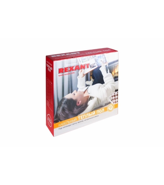 Теплый пол Rexant Standard RND -40-600 (600Вт/40м/S обогрева, м2: 3,7-5,0) (двух жильный)