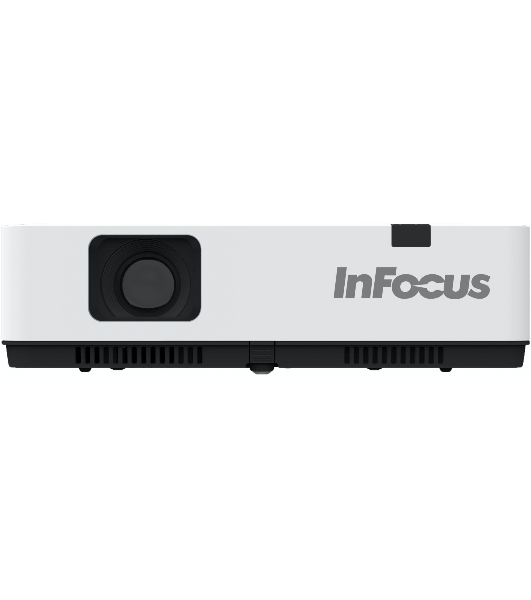 Проектор INFOCUS IN1036 3LCD, 5000 lm, WXGA, 1.371.65:1, 50000:1, (Full 3D), 16W, 2хHDMI 1.4b, VGA in, CompositeIN, 3,5 audio IN, RCAx2 IN, USB-A, VGA out, 3,5 audio OUT, RS232, Mini USB B serv, RJ45, 3,3 кг