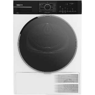 Сушильная машина Hotpoint TDSH 85V B белый, 8 кг, сушка - тепловой насос, программ - 15, 59.7 x 84.6 x 56 см