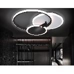 Светильник Ambrella light FL5118/3+1 WH/BK белый/черный 64W 3000K/4200K/6400K+4200K 480*425*110 (ПДУ ИК), фото8