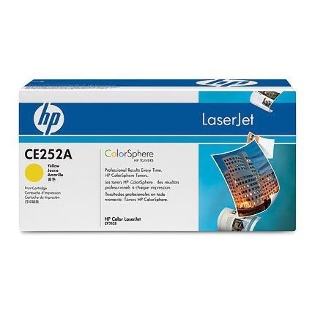 Картридж лазерный HP CE252A желтый для CLJ CM3530/CP3525 7000 стр.