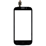 Сенсорное стекло (тачскрин) для Fly IQ4404 Spark, черное, фото2