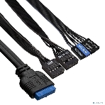 Компьютерный корпус Miditower ExeGate AA-442U2 (ATX, без БП, 1хUSB+2хUSB 3.0, аудио, черный), фото7