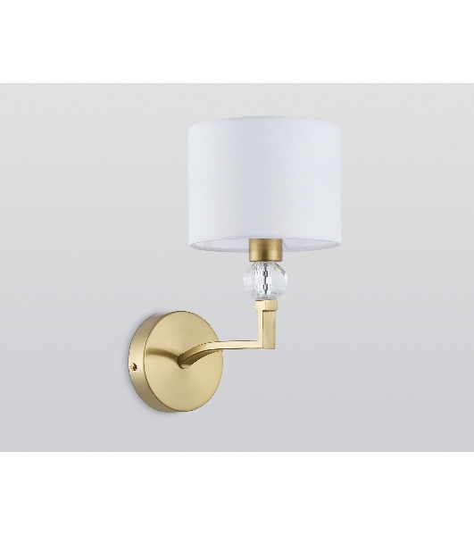 Настенный светильник Ambrella light LH71135 BS/WH латунь/белый E14 max 40W 220*140*250