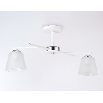 Светильник Ambrella light TR303201/2 WH/CH/FR белый/хром/белый матовый E27*2 max 60W 470*370*260, фото4