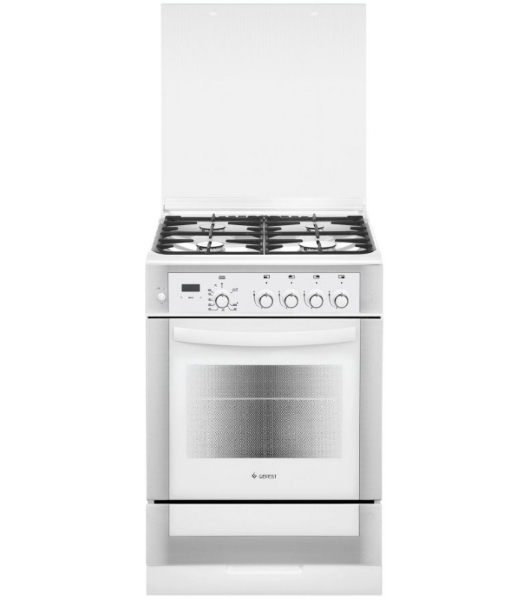 Плита газовая Gefest ПГ 6300-03 0040 белый, конфорок 4 шт, духовка 52 л, 60 см x 85 см x 60 см