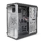Компьютерный корпус ExeGate EX284019RUS Minitower BA-201 Black, mATX, (AA450, 80мм), 2*USB, Audio, фото7
