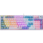 Клавиатура проводная Defender Hawk GK-418, USB, белый/голубой, фото8