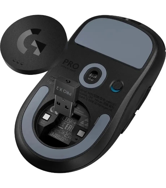 Мышь беспроводная Logitech G PRO X SUPERLIGHT 2 черный, 32000 dpi, радиоканал, USB, кнопки - 5