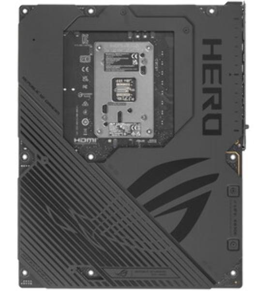 Материнская плата ASUS ROG CROSSHAIR X870E HERO, AM5, AMD X870E, 4xDDR5, 4xSATA, 5xM.2, 2xPCI-E 5.0 x16, 1xHDMI, 2xUSB-C (видео), 2x 5Gb LAN, 6xUSB-A 3.2 Gen 2, 2xUSB-C 3.2 Gen 2, 2xUSB4, 2x3.5 мм, 7.1, ATX
