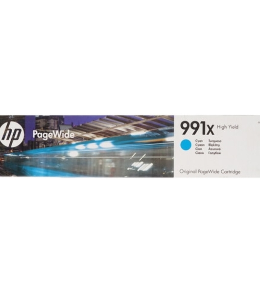 Картридж струйный HP 991X голубой PageWide Cartridge