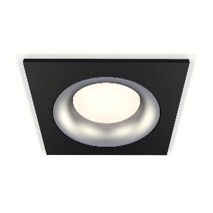 Комплект встраиваемого светильника Ambrella light XC7632004 SBK/MCH черный песок/хром матовый MR16 GU5.3 (C7632, N7013)