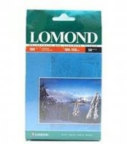 Фотобумага Lomond односторонняя матовая, 180г/м2,A6 (10X15)/50л. для струйной печати