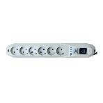 Сетевой фильтр Pilot GL 6 розеток (5 евро + 1 без заземления) 3 м Surge protector Pilot GL 6 outlets (5 euro + 1 without ground) 10A/2.2kVt, 3m, фото2