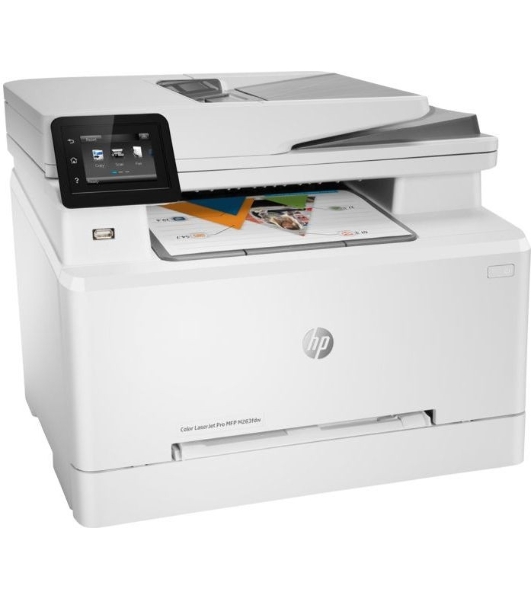 МФУ лазерное HP Color LaserJet Pro M283fdw (7KW75A), A4, цветной, печ. до 21 стр/мин., скан. до 26 стр/мин. (ч/б) 22 стр/мин. (цвет), 600 x 600 dpi (печать) 300x300dpi (скан), USB, RJ-45, Wi-Fi, Air Print, Mopria
