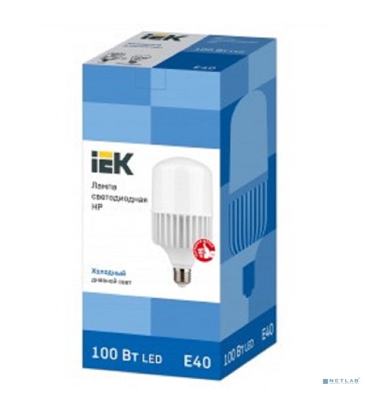 Лампа светодиодная IEK LLE-HP-100-230-65-E40 HP 100Вт 230В 6500К E40