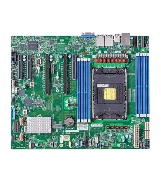 Материнская плата серверная Supermicro X13SEI-F-B, сокет LGA 4677, 8xDDR5, 10xSATA, 2xM.2, 2xPCI-E 5.0 x16, 3xPCI-E x8, 2xGigabit Ethernet, 2xUSB 2.0, 2xUSB 3.2 Gen 1, VGA, EATX