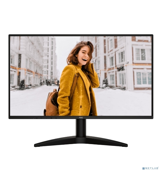 Монитор 23.8' AOC 24B36H IPS 1920x1080, 120 Гц, 1 мс, 16:9, 300 кд/м², HDMI 1.4, VGA, черный