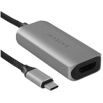 Адаптер Satechi Type-C to HDMI 4K 60HZ. Поддержка 4K/60Hz. Материал корпуса алюминий. Цвет серебряный., фото7