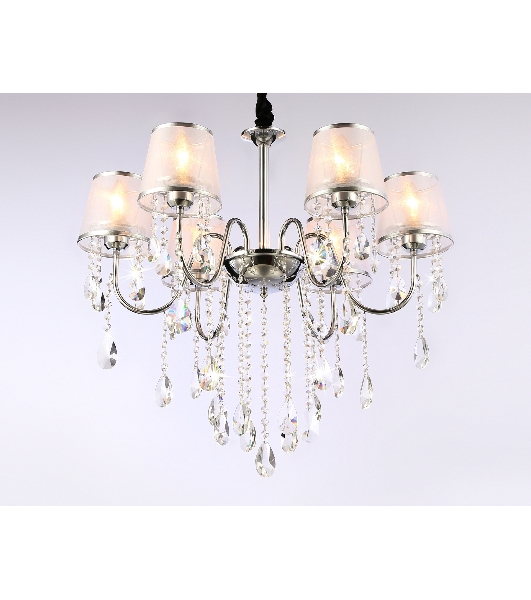 Светильник Ambrella light TR4588/6 CH/SL хром/серебро E14/6 max 40W D660*570