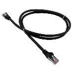 Патч-корд LANMASTER LSZH FTP cat.5e, 10.0 м, черный, фото 1