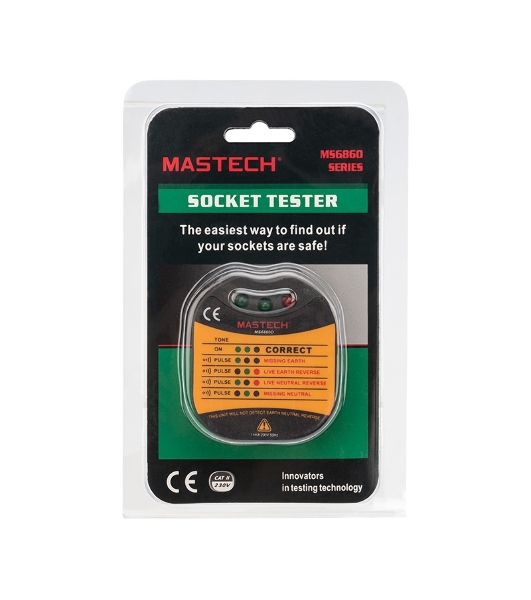 Тестер розеток MS6860D MASTECH