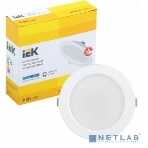 Светильник светодиодный IEK LDVO0-1612-09-4000-K01 ДВО 1612 белый круг 9Вт 4000К IP20 пластик. корпус, диам 118 мм, фото3