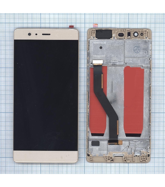 Дисплей для Huawei P9 Plus TFT, золотой