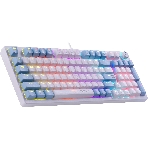 Клавиатура проводная Defender Hawk GK-418, USB, белый/голубой, фото7