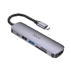Док-станция Hoco HB28, USB Type-C, USB 3.0/PD100W/SD/TF/USB 2.0/HDMI, USB Type-C, фото13