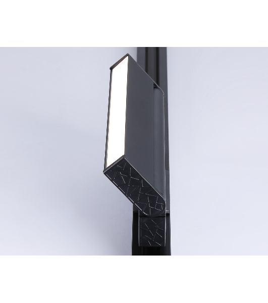 Трековый однофазный светодиодный светильник Ambrella light GL6808 BK черный LED 12W 4200K 230*22*87