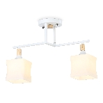 Светильник Ambrella light TR9484/2 WH/FR белый/белый матовый E27/2 max 40W 405*175*280, фото 1