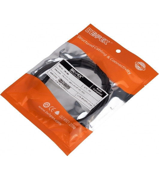Кабель USB (m)-Lightning (m) 1м черный