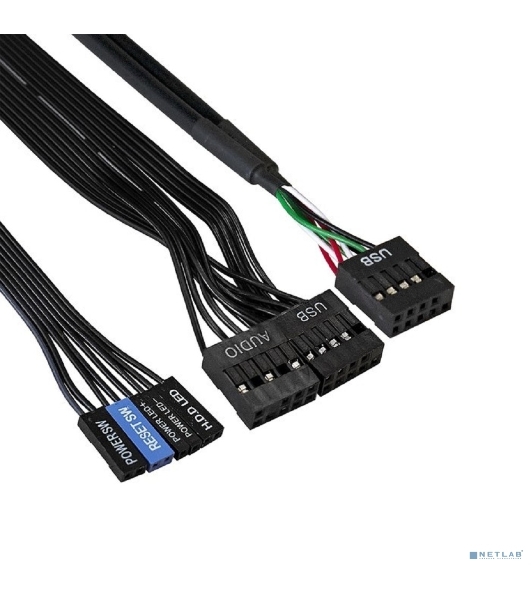 Компьютерный корпус Minitower ExeGate EX291142RUS BAA-105-01-AAA450 (mATX, БП AAA450 с вент. 8см, 2*USB, аудио, черный)
