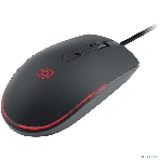 Мышь проводная Oklick 100M черный, 1600 dpi, USB, кнопки - 4, фото5