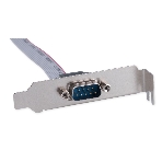 Планка на заднюю панель низкопрофильная Cablexpert CCDB9RECEPTACLE-LP, 1 порт COM/RS-232/DB9-M, фото4