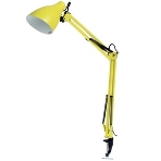 Светильник настольный Camelion KD-335 C07 желтый с метал. струбциной, 230V, 40W, E27, фото3