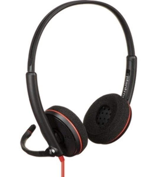 Гарнитура Plantronics Blackwire 3220 чёрный, проводная, USB