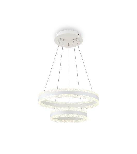 Светильник Ambrella light FA6175/2 WH белый 108W 3000K+6400K/3000K/6400K/4200K+4200K D500*630 (ПДУ РАДИО 2.4G)