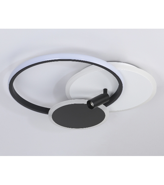Светильник Ambrella light FL5118/3+1 WH/BK белый/черный 64W 3000K/4200K/6400K+4200K 480*425*110 (ПДУ ИК)