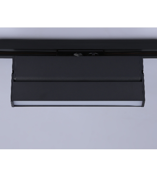 Трековый однофазный светодиодный светильник Ambrella light GL6808 BK черный LED 12W 4200K 230*22*87