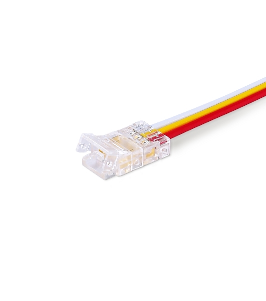GS7406 Соединитель гибкий односторонний COB CCT 12/24V для лент 8mm (3 конт.) (5шт)