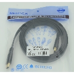 Кабель HDMI v.1.4 1.5м Flat плоский HDMI (m)/HDMI (m), фото 1