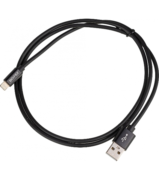 Кабель USB (m)-Lightning (m) 1м черный