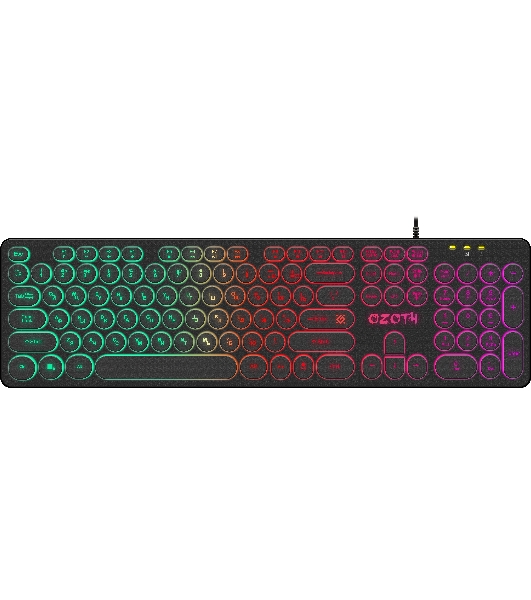 Клавиатура проводная Defender Ozoth GK-106, USB, черный