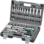 Набор инструментов Stels 14106 1/2'' 1/4'' CrV пластиковый кейс  94 предм., фото8