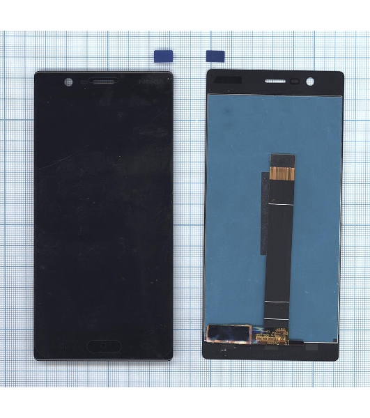 Дисплей для Nokia 3, черный
