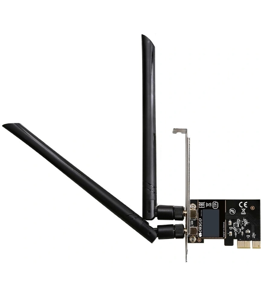 Сетевой адаптер ORIGO OWN1200A/A1A PCI-E Wi-Fi AC1200, 2.4/5 ГГц, 2 съемные антенны 5 dBi